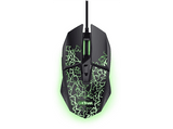 Ratón gaming - Trust Felox, Con Cable, 6400 DPI, Iluminación LED, Cable 1.5m, Negro
