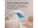 Cepillo eléctrico - Philips Sonicare HX7108/01 Serie 5300, Autonomía de 21 días, Tecnología sónica, Sensor de presión, 2 velocidades, blanco