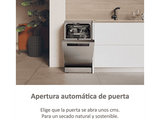 Lavavajillas - Haier I-Pro Shine Series 5 XF1C3TB1FX, 11 servicios, 8 programas, 45 cm, Motor Inverter, Wi-Fi, Inox