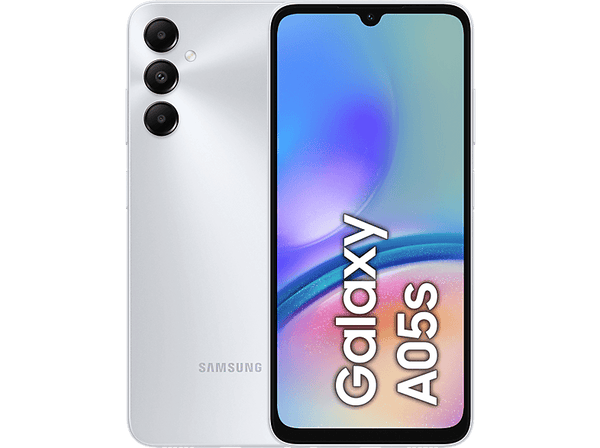 Móvil - Samsung Galaxy A05s, Silver, 64GB, 4GB RAM, 6.7", Qualcomm Snapdragon 680, 5000mAh, Android 14