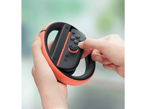 Volante - Nintendo Switch 2, Joy Con 2 Wheel, Pack de 2, Rojo y Azul