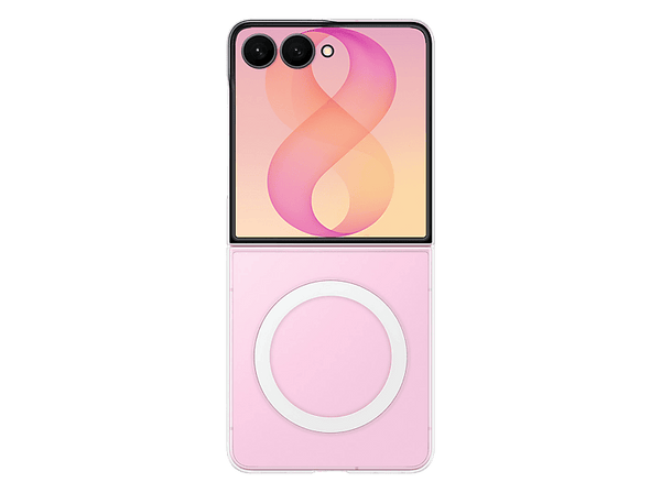 Funda móvil - Samsung, Para Galaxy Z Flip8, Magnética, Transparente