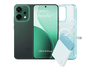 Móvil - OPPO Reno14, Luminous Green, 512 GB, 12 GB RAM, 6.59 " 2.5D AMOLED, Mediatek Dimensity 8350 (4nm), 6000 mAh, IP69, Incluye Powerbank