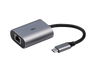 Adaptador - ISY IAD-1010-C, 15 cm, USB-C a RJ45 Ethernet, 1 Gbps, Plata