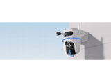 Cámara de vigilancia IP - Ezviz H9c Dual 3K, 2880 x 1620, Función de visión nocturna, Detección de forma humana/vehículo IA, Blanco