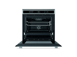 Horno a vapor - Whirlpool W6 OS4 4S1 P, Multifunción, Pirolítico, 73 l, 59.5 cm, tecnología 6th SENSE, Acero inoxidable y negro