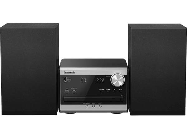 Microcadena - Panasonic SC-PM270, 20 W, Bluetooth, FM y CD, USB A, Negro