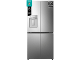Frigorífico americano - Hisense RQ5P470SYID, Total No Frost, 178.5 cm, 483 l, Wi-Fi, Inverter, Inox