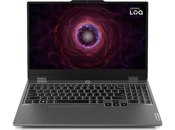Portátil gaming - Lenovo LOQ 15ARP9, 15.6" Full-HD, AMD Ryzen™ 7 7435HS, 24GB RAM, 512GB SSD, GeForce RTX™ 4050, Sin sistema operativo,  Gris