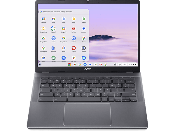 Portátil - Acer Chromebook Plus 514 CB514-3H-R88J, 14" WUXGA, AMD Ryzen™ 5 7520C, 8GB RAM, 256GB SSD, Radeon™ 610M, Google ChromeOS