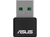 Adaptador Wi-Fi USB - Asus USB-AX55 Nano, 1800 Mbit/s, Seguridad WPA3, Negro