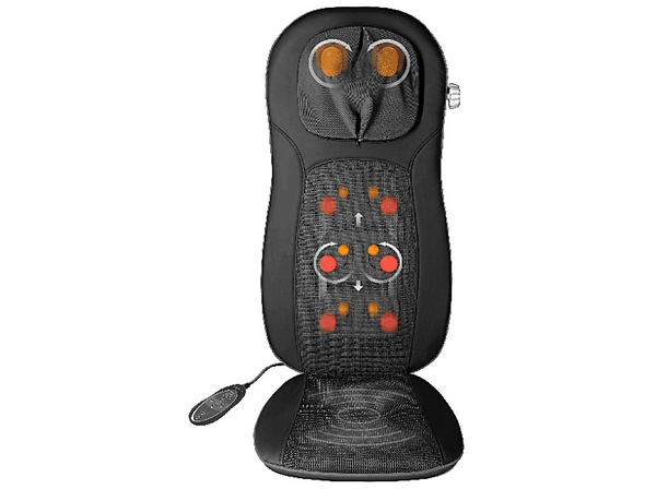 Masajeador de espalda - Medisana MCN PRO Shiatsu, 3 zonas, Función de calor, Fácil de limpiar