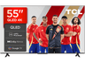 TV QLED 55" - TCL 55T69C, UHD 4K, Procesador AiPQ, Smart TV, DVB-T2, Negro