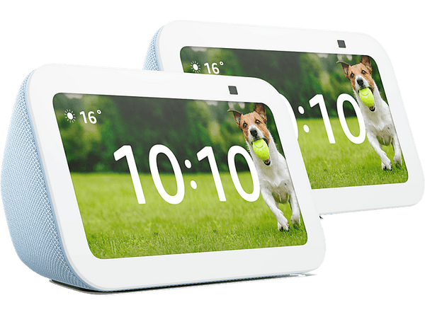 Pack de 2 Echo Show 5 (3.ª generación) Gris azulado - Pantalla táctil inteligente de 5.5”con Alexa 119867
