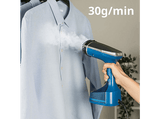 Plancha de vapor vertical - Ufesa Easy Press, 1700W, 0.3l, Calentamiento 25s, hasta 30 g/min, 10 min Autonomía, Azul
