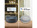 Bombilla inteligente - Hama GU10, WiFi, sin concentrador, 5,5W, compatible con Alexa y Google Assistant