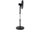 Ventilador de pie - Orbegozo SF 0640, 65 W, 4 intensidades, Silencioso, Temporizador, Negro