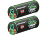 Estuche - Pyramid Minecraft (Tnt Boom) Barrel, Negro y verde