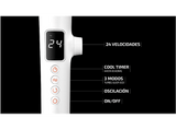 Ventilador de pie - Cecotec EnergySilence 1030 SmartExtreme, 28 W, 10 aspas, 3 velocidades, Modo Turbo, Blanco