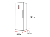 Congelador vertical - Beko B3RFNE314W, 286 l, 186.5 cm, No Frost, SmoothFit™, Puerta reversible, Motor ProSmart Inverter, Blanco