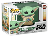 Figura - Funko Pop! Book of Boba Fett: Grogu With Armor, Multicolor
