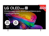 TV OLED 42 - LG OLED42C65LA, OLED evo 4K, Procesador Inteligente α11 AI Processor 4K Gen3, Smart TV, DVB-T2 (H.265), Negro