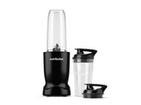 Batidora de vaso - Nutribullet Turbo 1000, Motor 1000 W, Batidora personal, 0.9 l / 0.5 l, Cuchilla acero inoxidable, Sin BPA, Negro mate