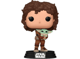 Figura Funko Pop! - Star Wars : Peli Motto & Grogu, Vinilo, 10 cm