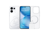 Móvil - OPPO Bundle Reno16 F, Blanco, 256 GB, 8 GB RAM, 6.57 AMOLED, Mediatek Dimensity 7300, 6500 mAh, Incluye Funda y Cargador