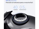 Barbero - Braun Series 3 BT3560, 4 cabezales para barba, 40 ajustes de longitud, Lámina ultra afilada, Gris