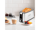 Tostadora - Ufesa Toastie Duo Plus, 1400 W, 2 ranuras, 2 rebanadas, 7 niveles potencia, Plata