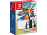 Consola - Nintendo Switch OLED, 7", Joy-Con, 64 GB, Blanco + Juego Super Mario Bros Wonder (preinstalado) + 12 meses NSO + Zelda: Echoes of wisdom