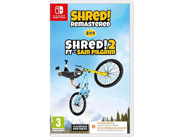 Nintendo Switch Shred 2 en 1: Shred! + Shred!2 Ft. Sam Pilgim (Código en la caja)