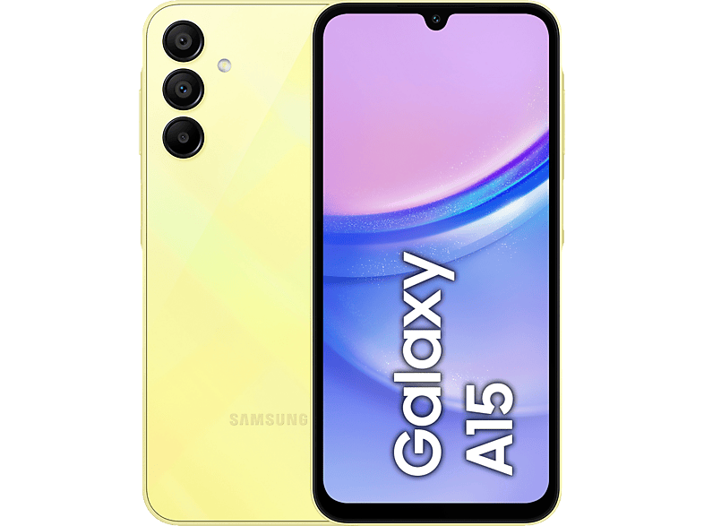 Samsung Galaxy A15 LTE Amarillo 256GB 8GB RAM 6.5 FHD+ MediaTek G99 Octa-Core 5000mAh Android 14