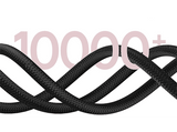 Cable USB - Baseus Dura, Lightning a USB-C, 100 cm, 20W, Carga rápida, Ultrarresistente, Negro y Rojo
