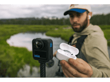 Cámara deportiva - GoPro MAX2, Vídeos 8K 360°, Fotografías 29 MP, Sumergible hasta 5m, Micrófono, Wi-Fi, Negro