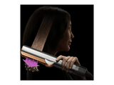 Plancha de pelo - Dyson Airstrait™, Alisado Mojado a Seco, 1600W, 3 Niveles temperatura, 3 Niveles potencia, Red Velvet/Gold