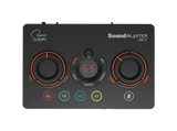 Tarjeta de sonido DJ - Creative Sound Blaster GC7, Controles simples e intuitivos, Sistema DSP dual avanzado, Surround virtual 7.1, Negro
