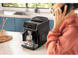 Cafetera superautomática - Philips 5500 Series EP5541 |  15 bar, 1500 W, Deposito 1.8 l, Deposito leche 0.26 l, 2 tazas, Negro