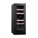 Vinoteca - La Sommelière LSBU18DZ, Compresor, 18 botellas, Multizona, 4 bandejas, Negro