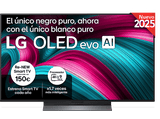 TV OLED 48 - LG OLED48C55LA, OLED 4K, Procesador Inteligente α9 AI Processor 4K Gen8, Smart TV, DVB-T2 (H.265), Negro