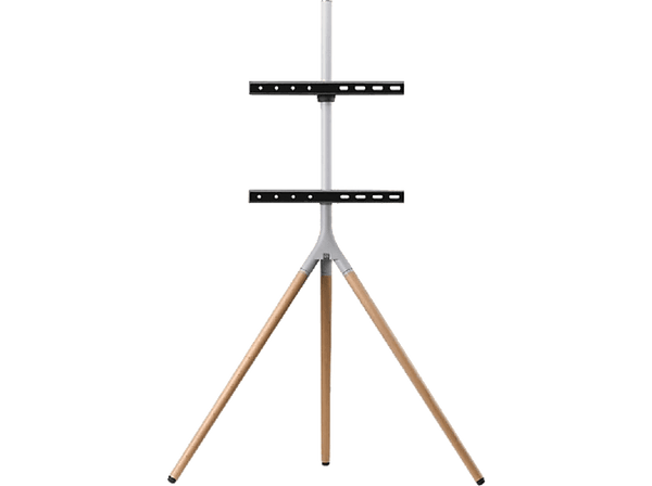 Soporte TV - One For All WM7472, De pie tipo trípode, De 32" a 65", Hasta 30 kgs, Madera y plata
