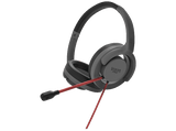 Auriculares gaming - Vieta Ventus, Circumaurales, Cable, Micrófono, Negro