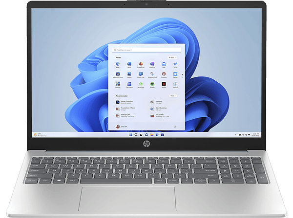 Portátil - HP 15-fd0210ns, 15.6" Full HD, Intel® Core™ i7-1355U, 16GB RAM, 512GB SSD, Gráficos Iris® Xe, Windows 11 Home, Plata natural