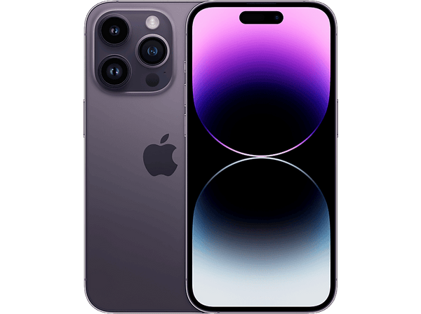 REACONDICIONADO Excelente Apple iPhone 14 Pro, Púrpura, 256 GB, 5G, 6.1", Pantalla Super Retina XDR, Chip A16 Bionic, iOS