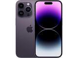 REACONDICIONADO Excelente Apple iPhone 14 Pro, Púrpura, 256 GB, 5G, 6.1, Pantalla Super Retina XDR, Chip A16 Bionic, iOS