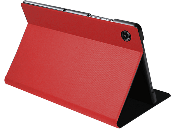 Funda tablet - Silver HT Samsung A9+, Para 11", Poliuretano y Microfibra, Antideslizante, Rojo