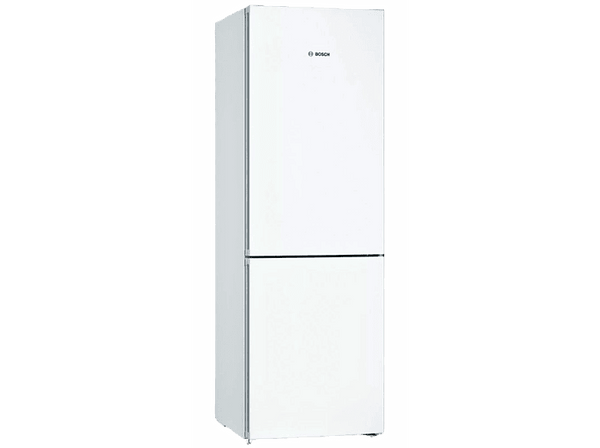 Frigorífico combi - Bosch KGN366WCF, No Frost, 186 cm, 326 l, Cajón VitaFresh, Iluminación LED, Blanco