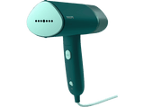 Cepillo de vapor y plancha - Philips STH3020/70, 1000 W, 2 bar, Placa de vapor metálica, Compacto y Plegable, Verde