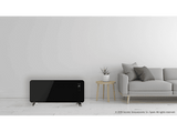 Convector - Cecotec Ready Warm 6770 Crystal Connection, 2000 W, LED, Placa decristal, Wi-Fi, Negro